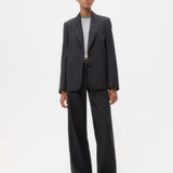 TWP - Perfect Boyfriend Blazer in Micro Herringbone Wool Suiting