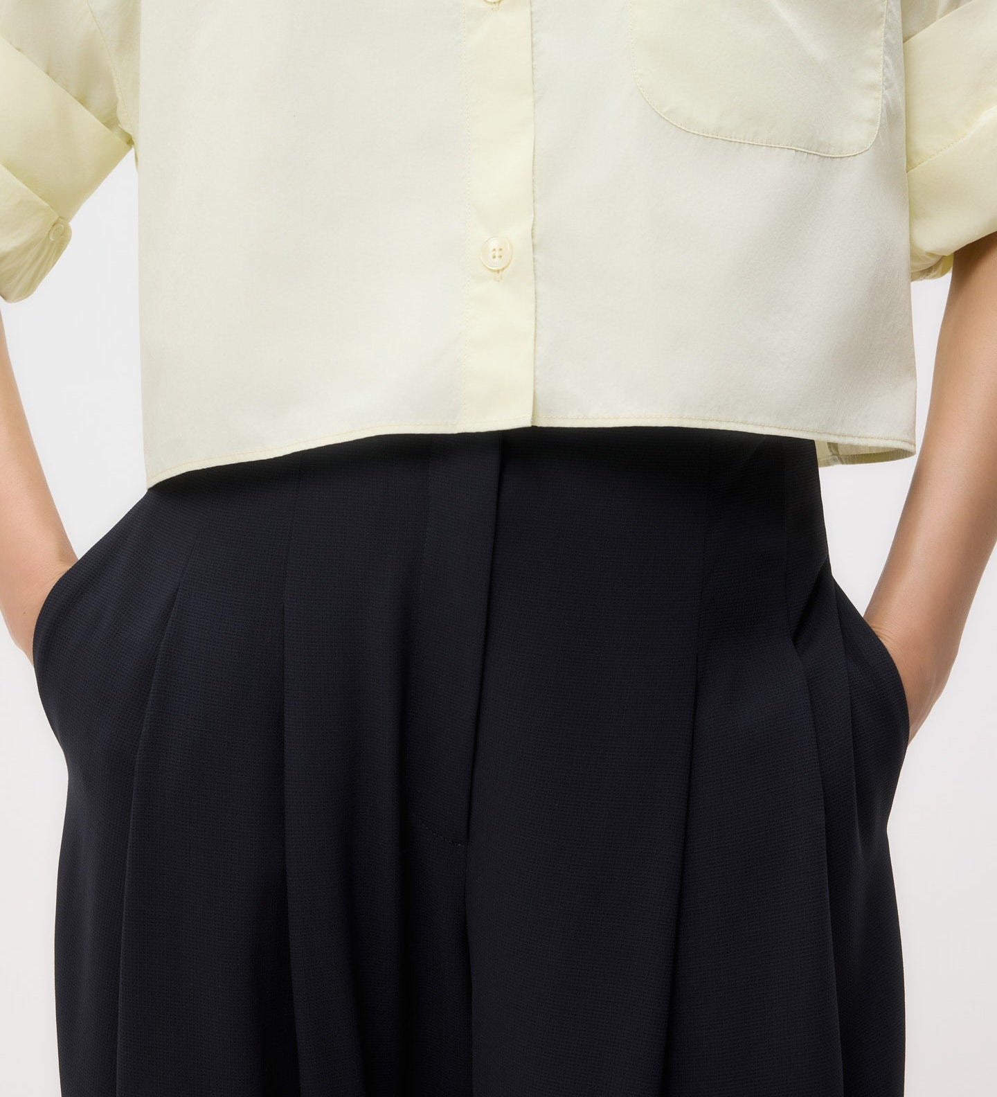 TWP - Carrie's Trouser in Drapey Wool Crepe