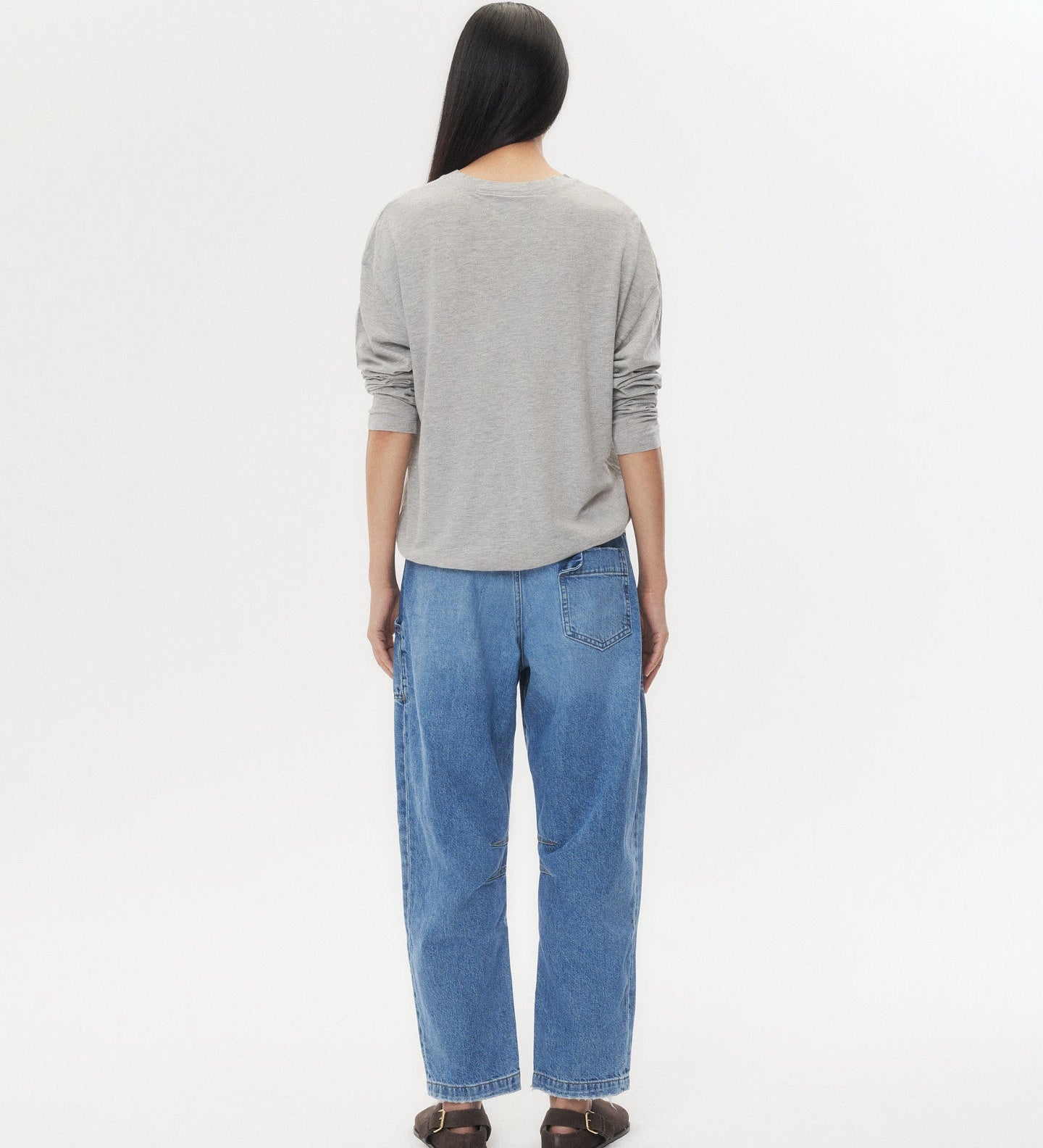 TWP - LS High V Shirt in Supima Cotton