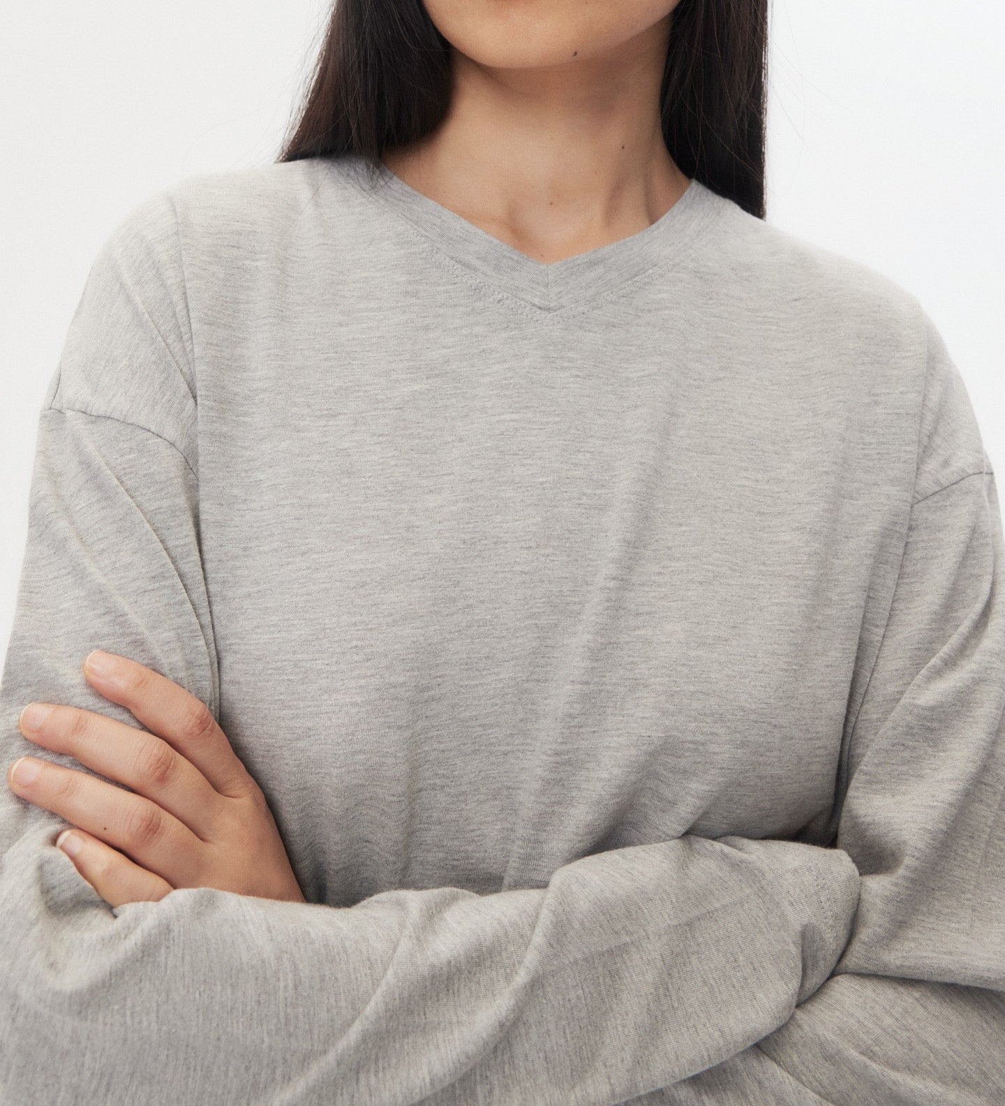 TWP - LS High V Shirt in Supima Cotton