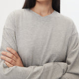 TWP - LS High V Shirt in Supima Cotton