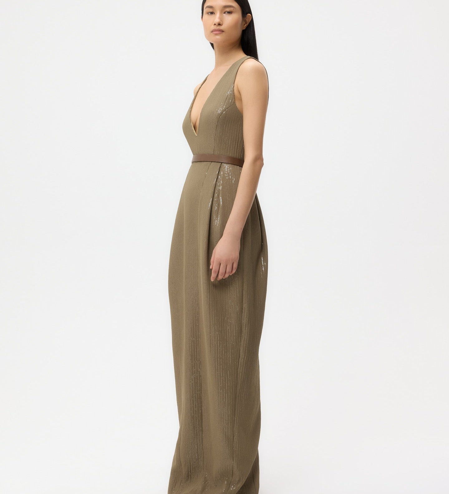 TWP - Used to Love Me A Lot Dress in Chiffon Encased Paillettes