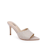 L'AGENCE - Lolita Linen Open - Toe Mule