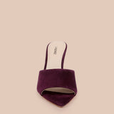 L'AGENCE - Lolita Suede Open - Toe Mule