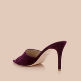 L'AGENCE - Lolita Suede Open - Toe Mule