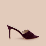 L'AGENCE - Lolita Suede Open - Toe Mule