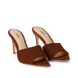 L'AGENCE - Lolita Suede Open-Toe Mule