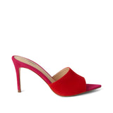 L'AGENCE - Lolita Suede Open - Toe Mule