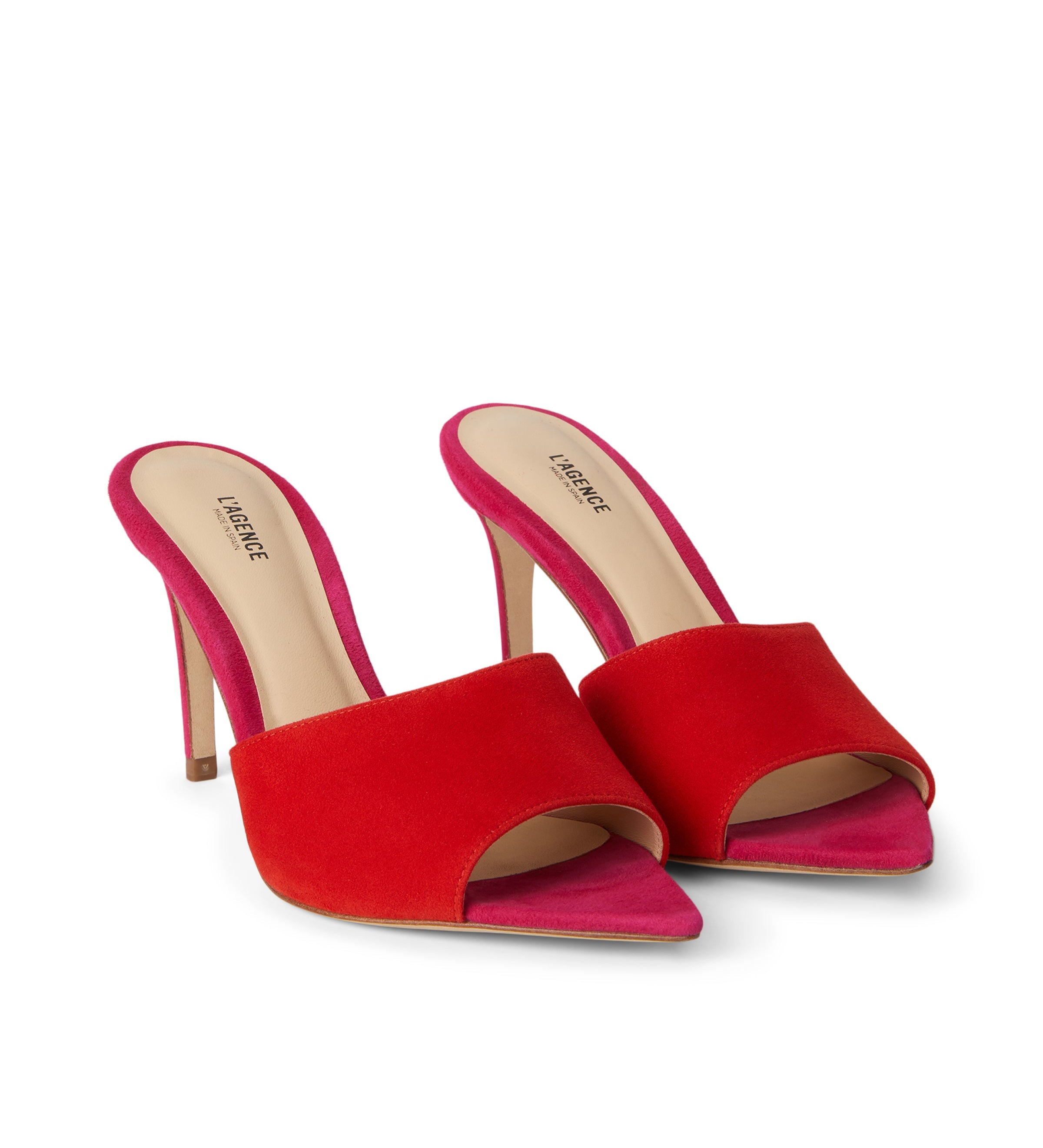 L'AGENCE - Lolita Suede Open - Toe Mule