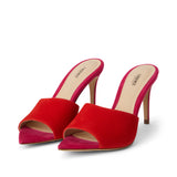 L'AGENCE - Lolita Suede Open - Toe Mule