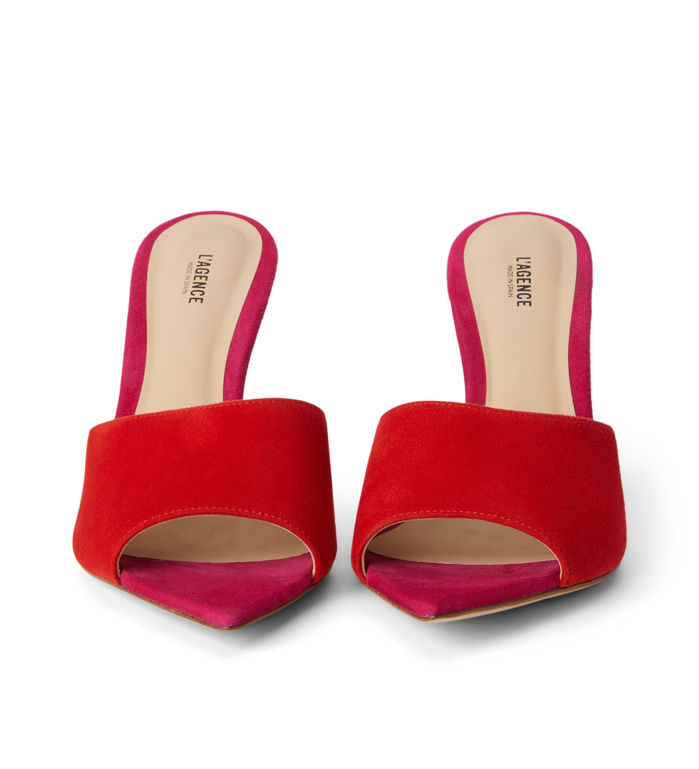 L'AGENCE - Lolita Suede Open - Toe Mule