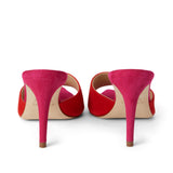 L'AGENCE - Lolita Suede Open - Toe Mule