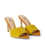 L'AGENCE - Lolita Suede Open - Toe Mule