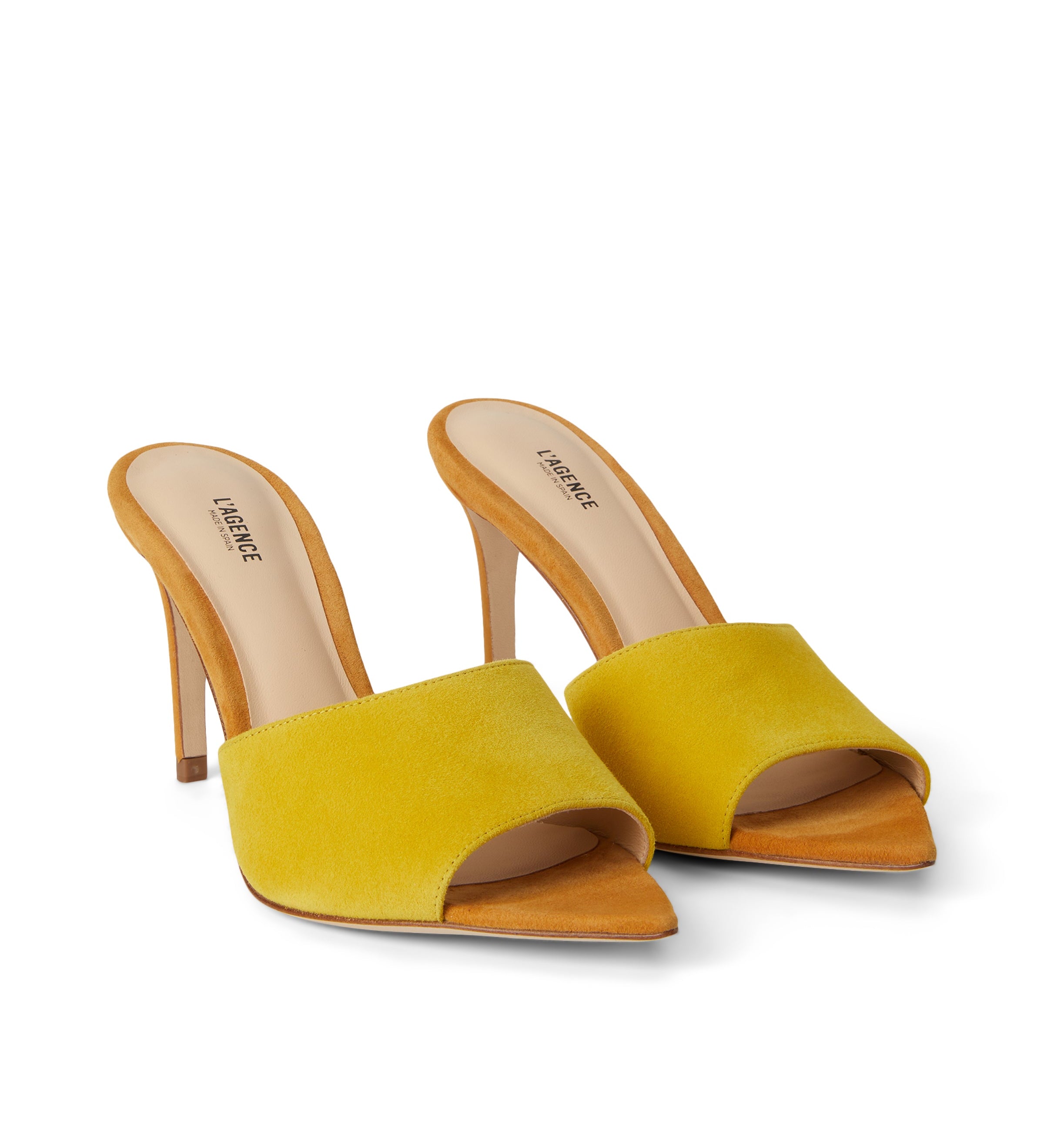 L'AGENCE - Lolita Suede Open - Toe Mule