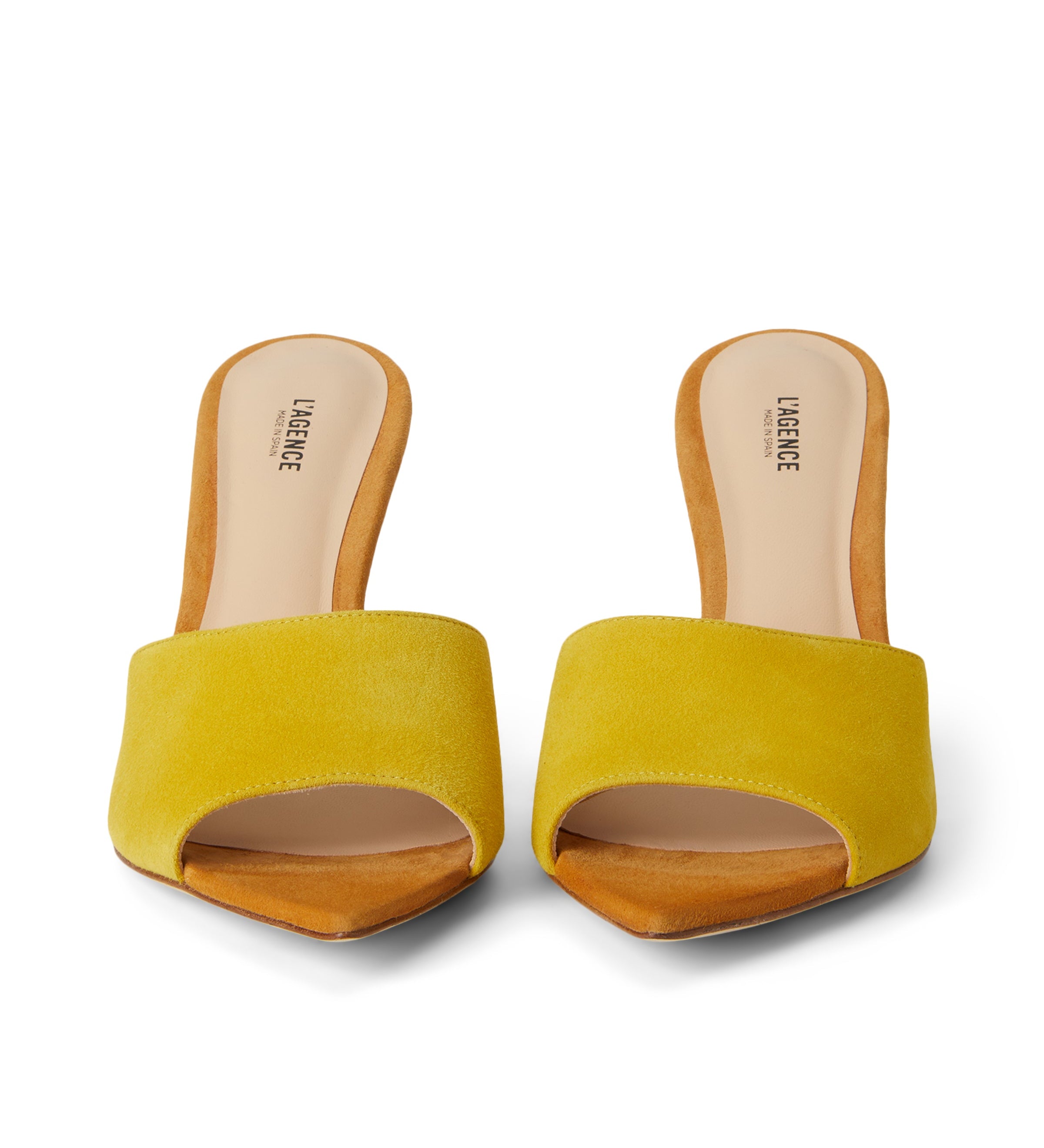L'AGENCE - Lolita Suede Open - Toe Mule