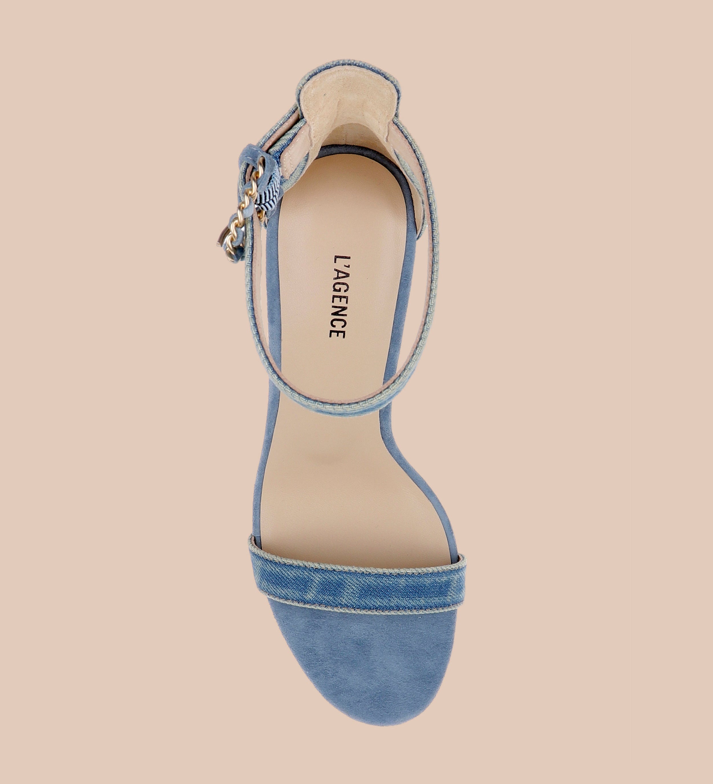 L'AGENCE - Gisele Denim Sandal