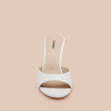 L'AGENCE - Avery Leather Open - Toe Mule
