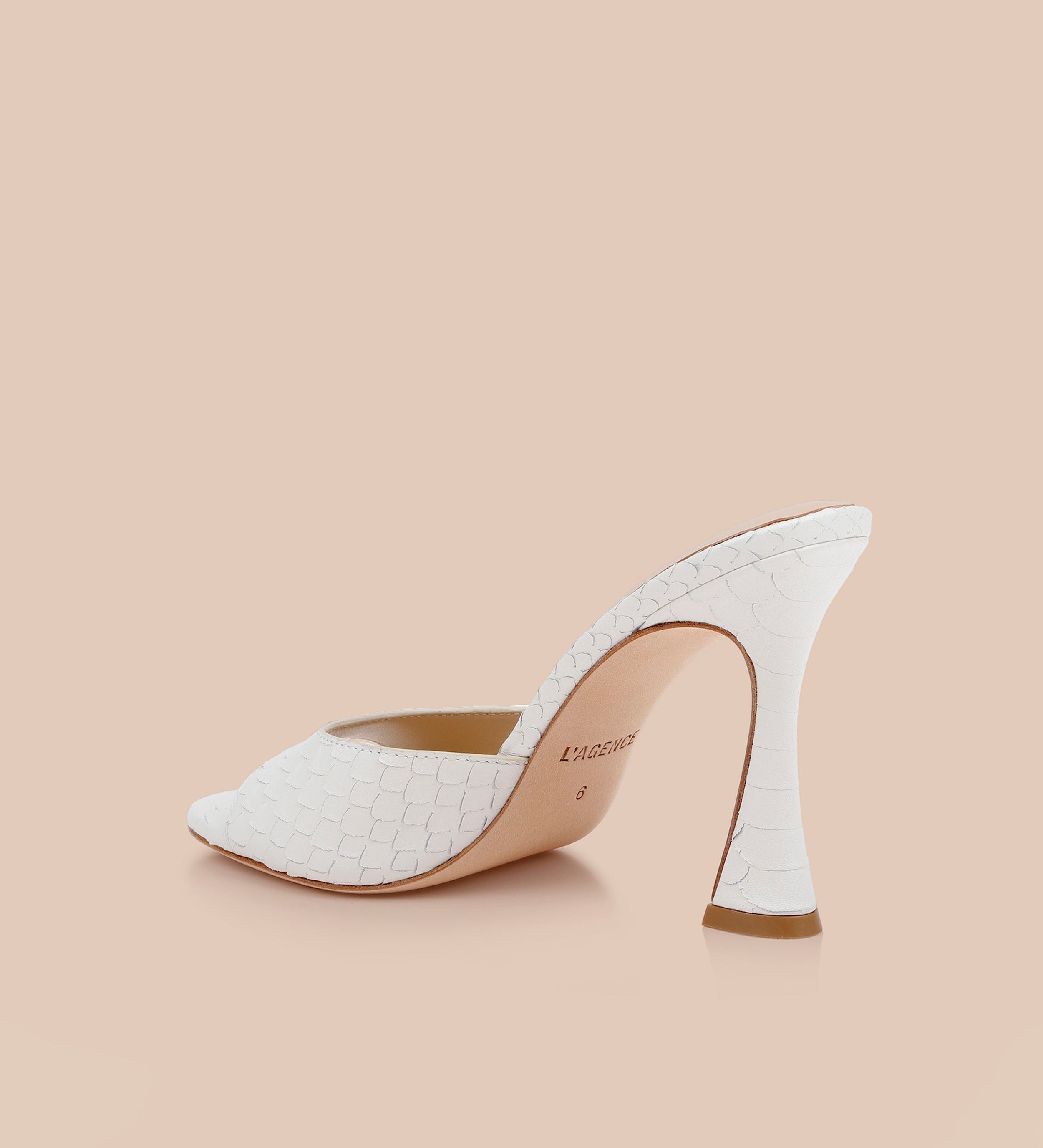 L'AGENCE - Avery Leather Open - Toe Mule