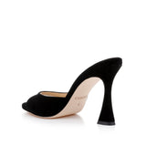 L'AGENCE - Avery Suede Peep-Toe Mule
