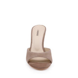 L'AGENCE - Avery Suede Open - Toe Mule