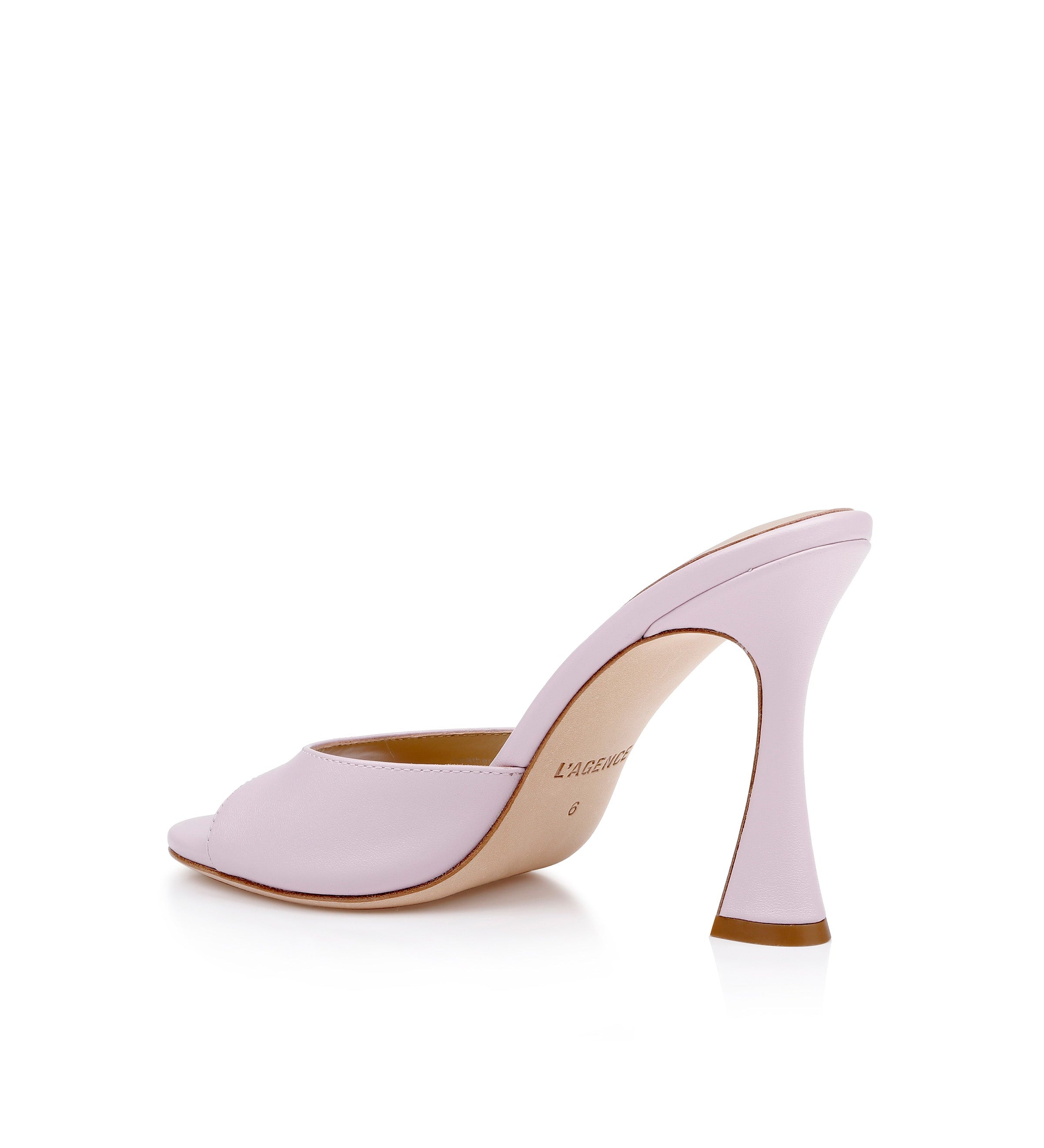 L'AGENCE - Avery Leather Open - Toe Mule