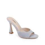 L'AGENCE - Avery Suede Open - Toe Mule