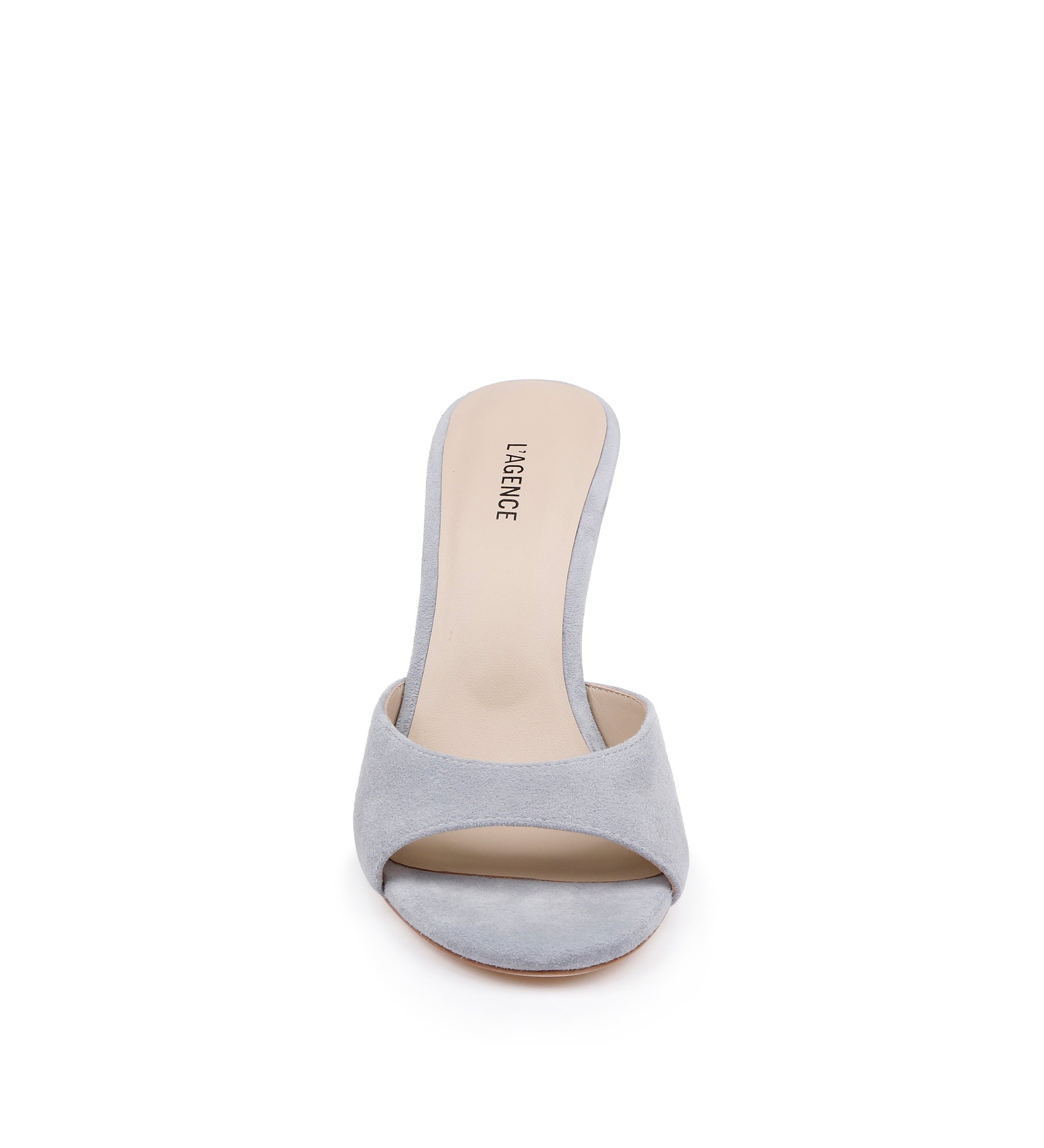 L'AGENCE - Avery Suede Open - Toe Mule