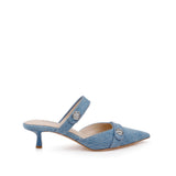 L'AGENCE - Gilliane Denim Mule
