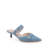 L'AGENCE - Gilliane Denim Mule