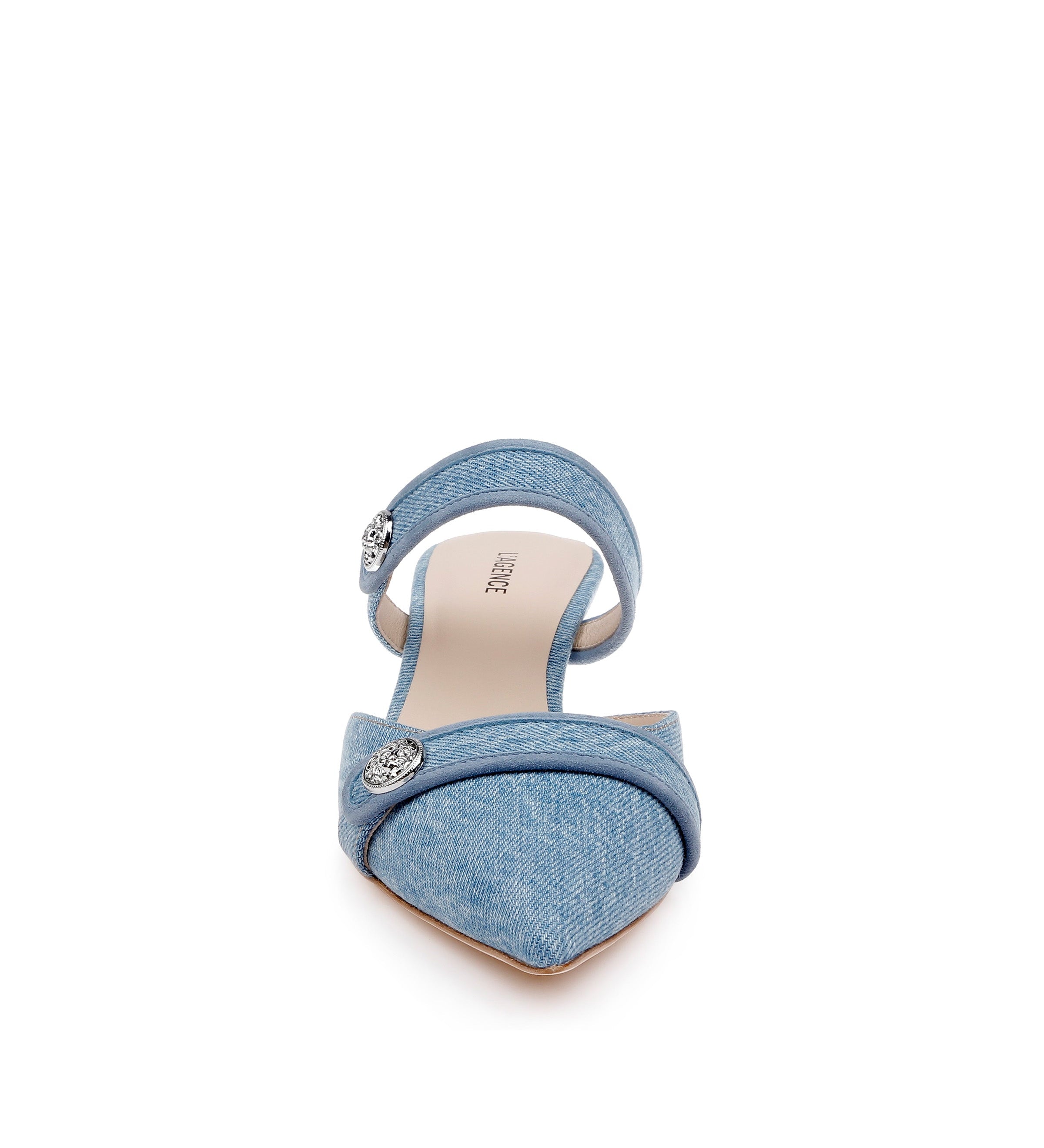 L'AGENCE - Gilliane Denim Mule