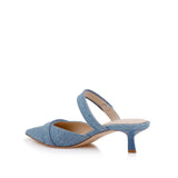 L'AGENCE - Gilliane Denim Mule