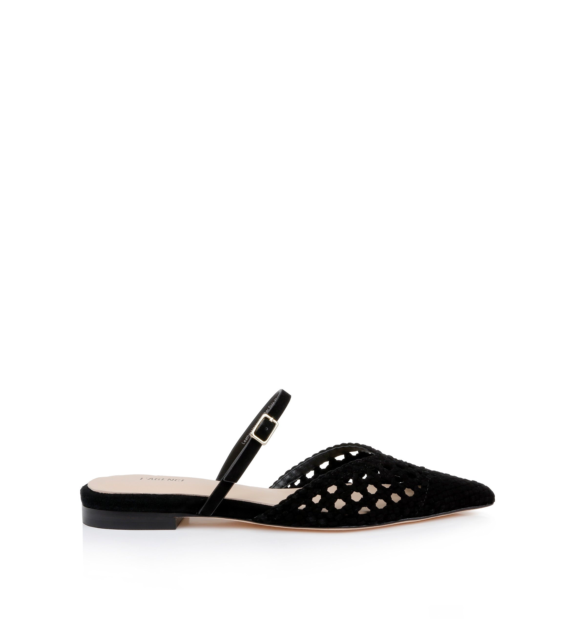 L'AGENCE - Jacklyn Suede Flat Mule