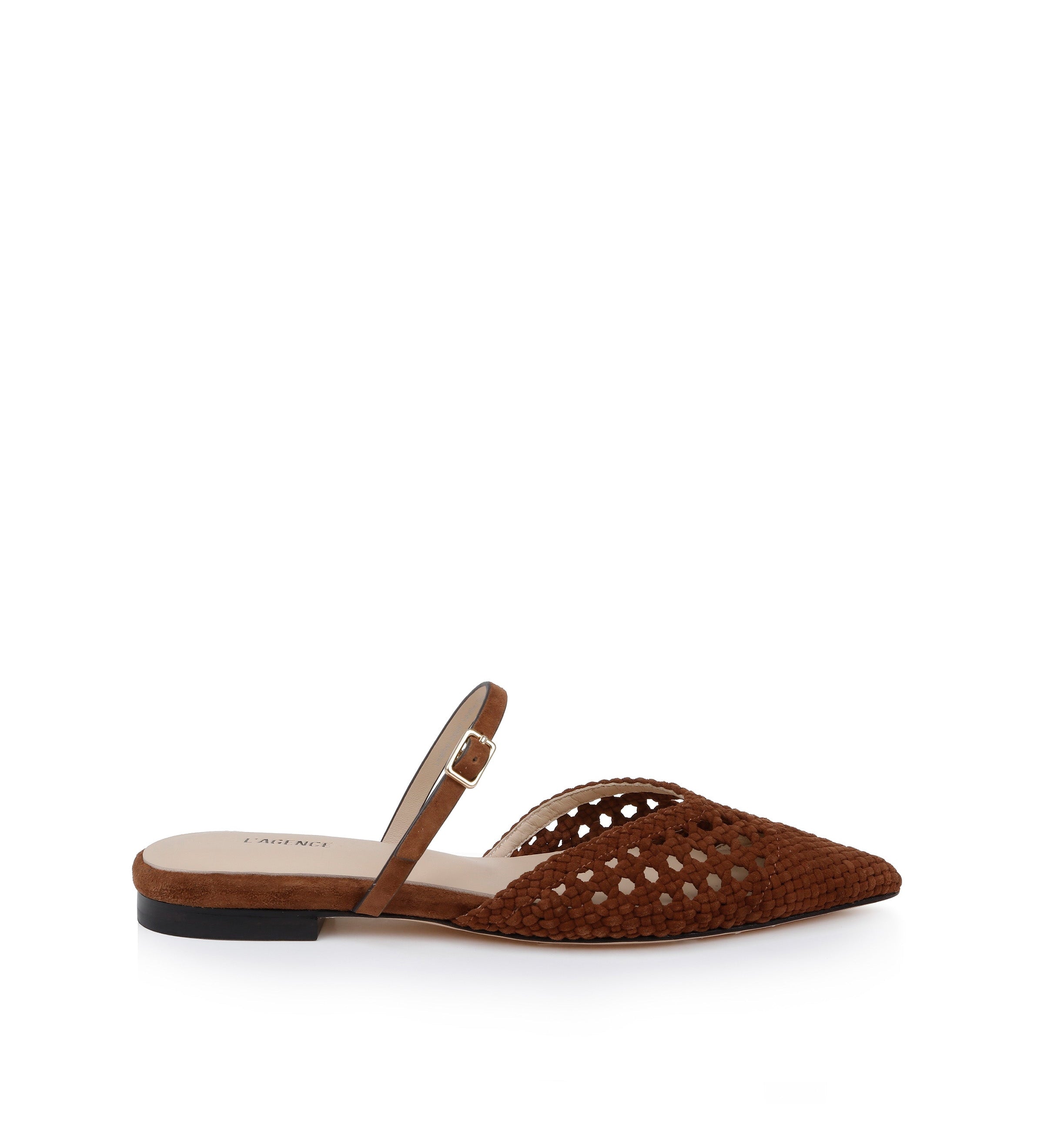 L'AGENCE - Jacklyn Suede Flat Mule