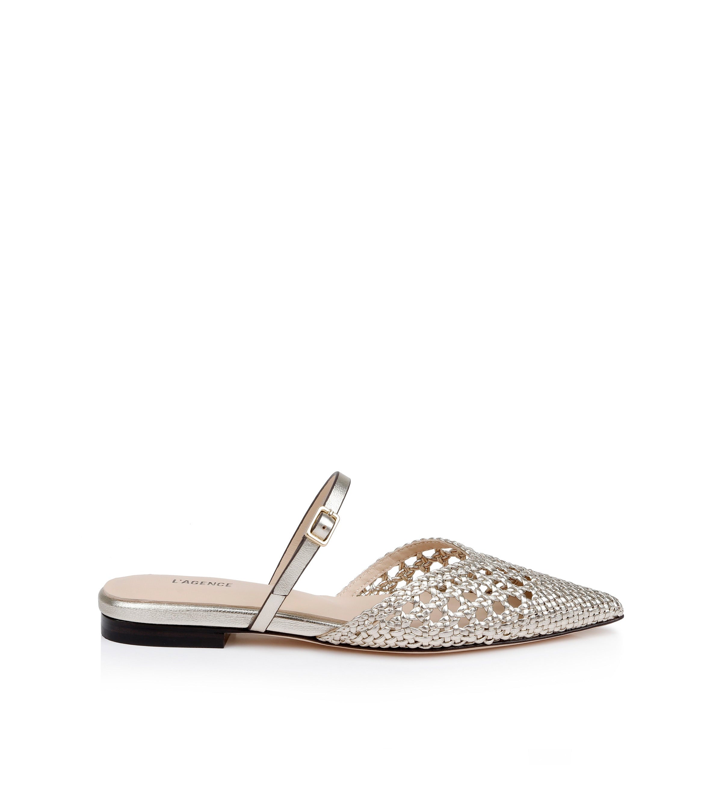 L'AGENCE - Jacklyn Leather Flat Mule