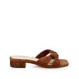 L'AGENCE - Lea Suede Knot Sandal