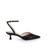 L'AGENCE - Liana Leather Kitten-Heel Mule