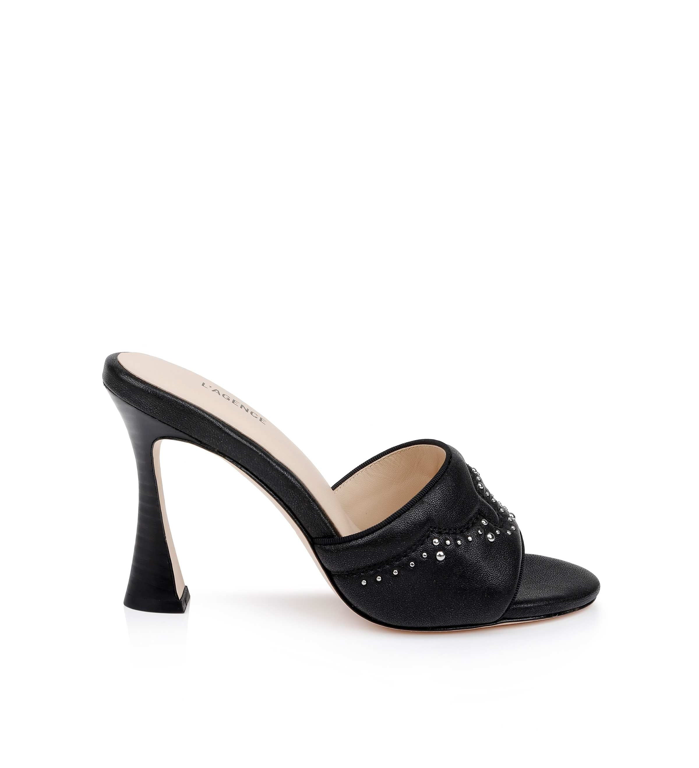 L'AGENCE - Lille Leather Open - Toe Mule
