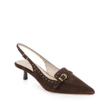 L'AGENCE - Lourdes Suede Slingback Pump