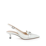 L'AGENCE - Lourdes Leather Slingback Pump