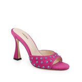 L'AGENCE - Lucienne Embellished Suede Mule