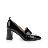 L'AGENCE - Mallory Leather Block-Heel Loafer