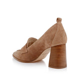 L'AGENCE - Mallory Suede Block-Heel Loafer