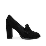 L'AGENCE - Bea Brogue Block-Heel Loafer