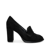 L'AGENCE - Bea Brogue Block - Heel Loafer