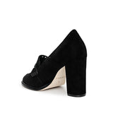 L'AGENCE - Bea Brogue Block - Heel Loafer