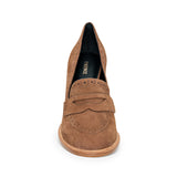 L'AGENCE - Bea Brogue Block-Heel Loafer