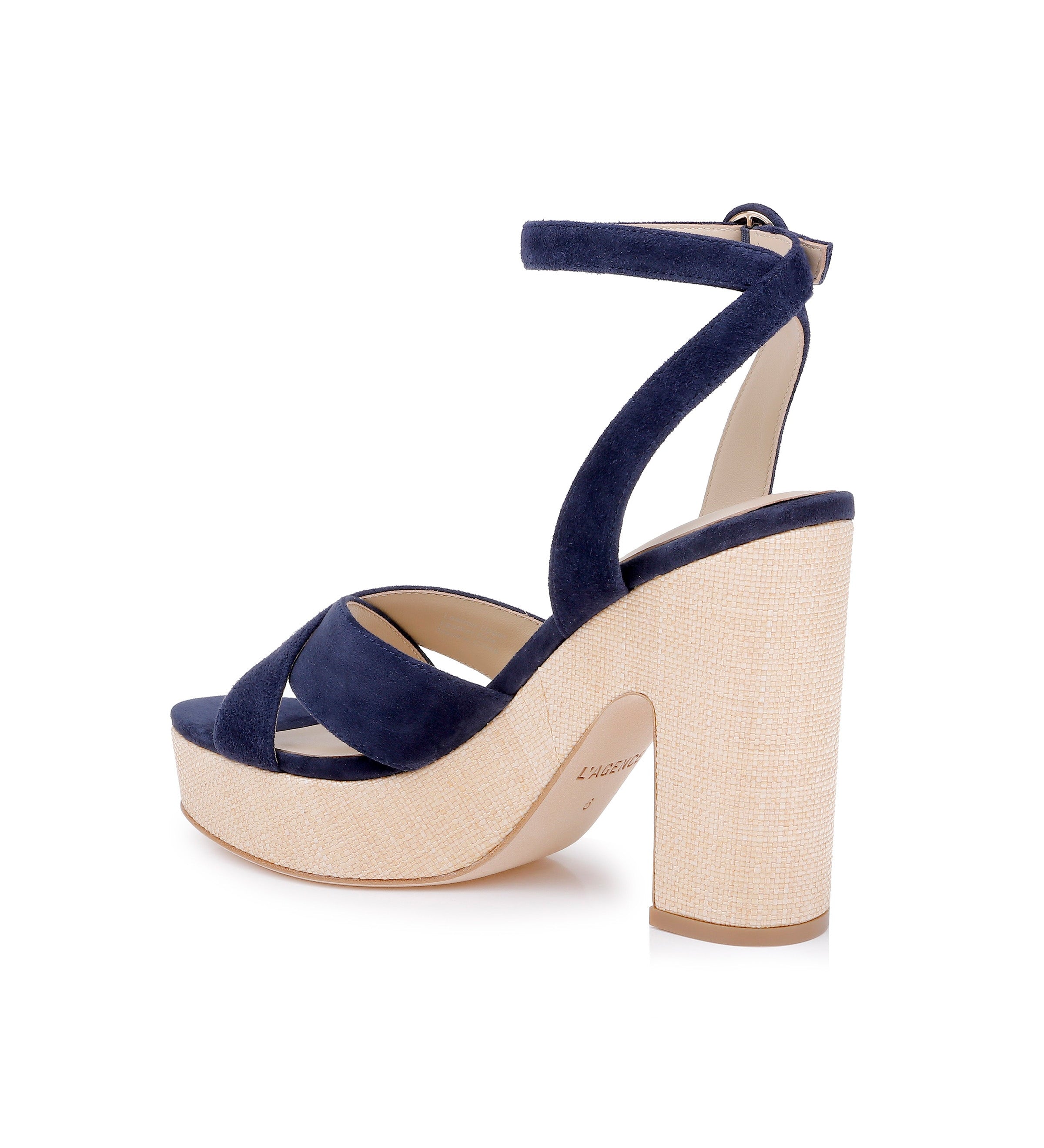 L'AGENCE - Sandrine Platform Sandal