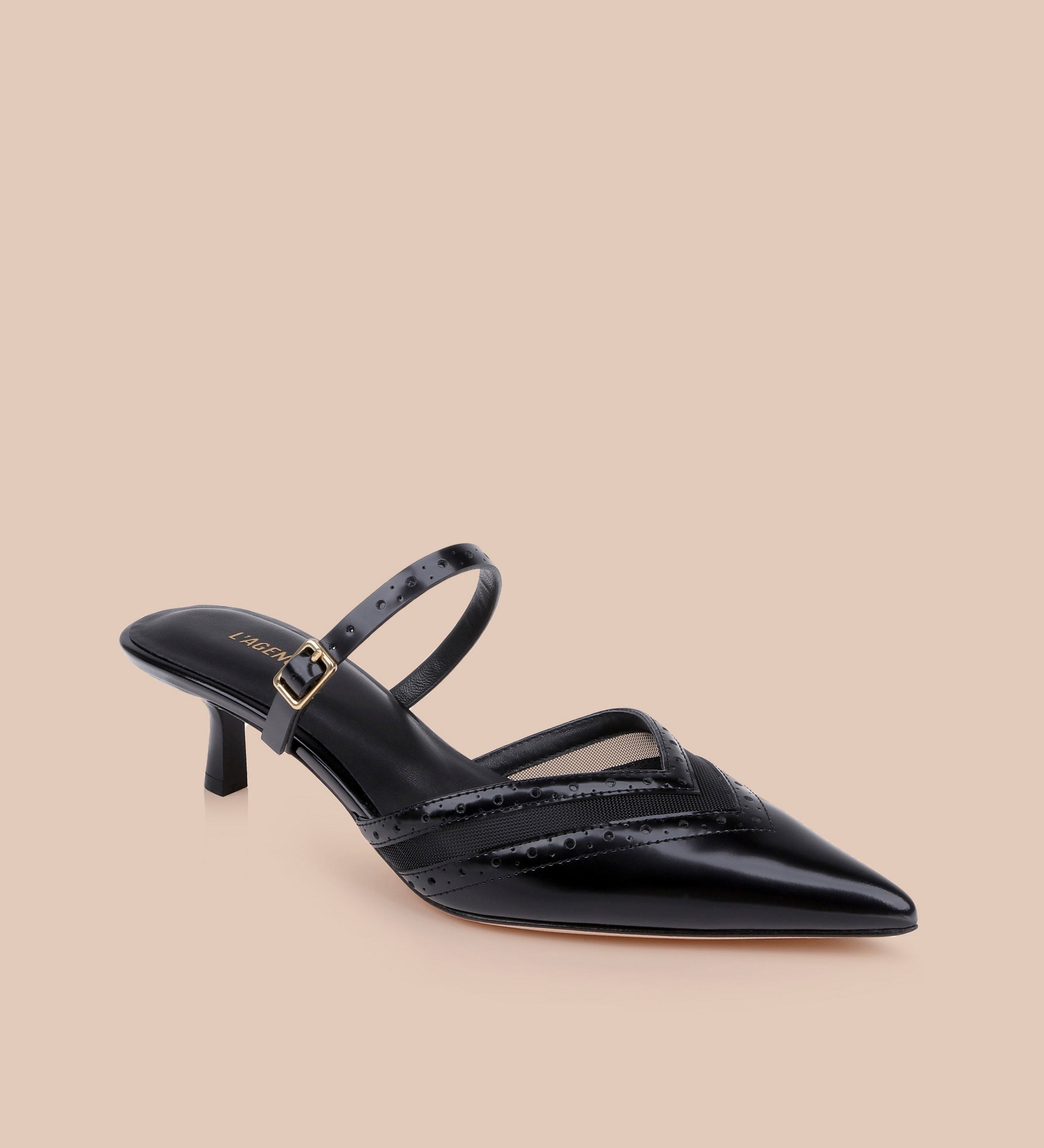 L'AGENCE - Shelbie Kitten - Heel Mule