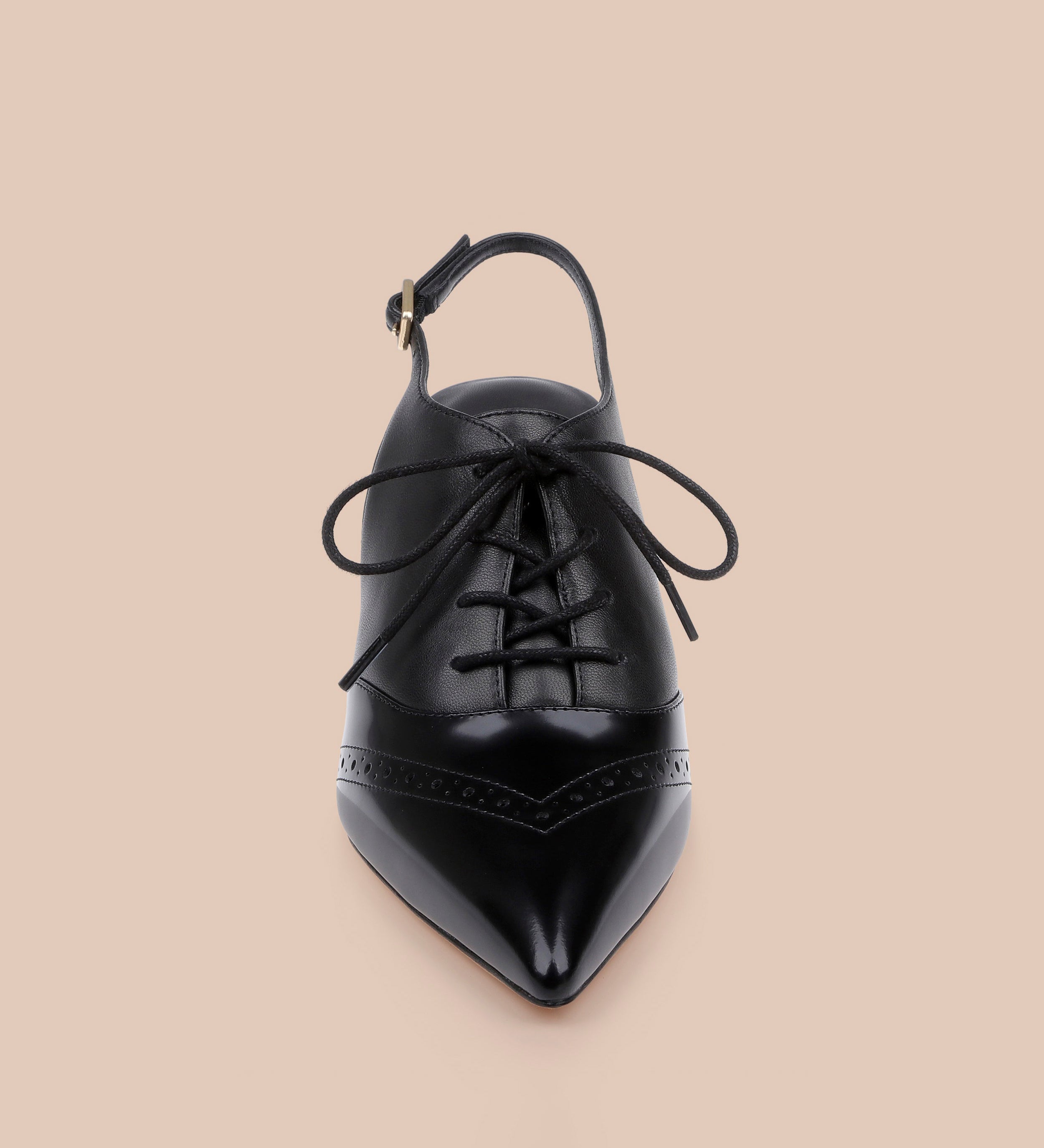 L'AGENCE - Shreya Leather Slingback Pump