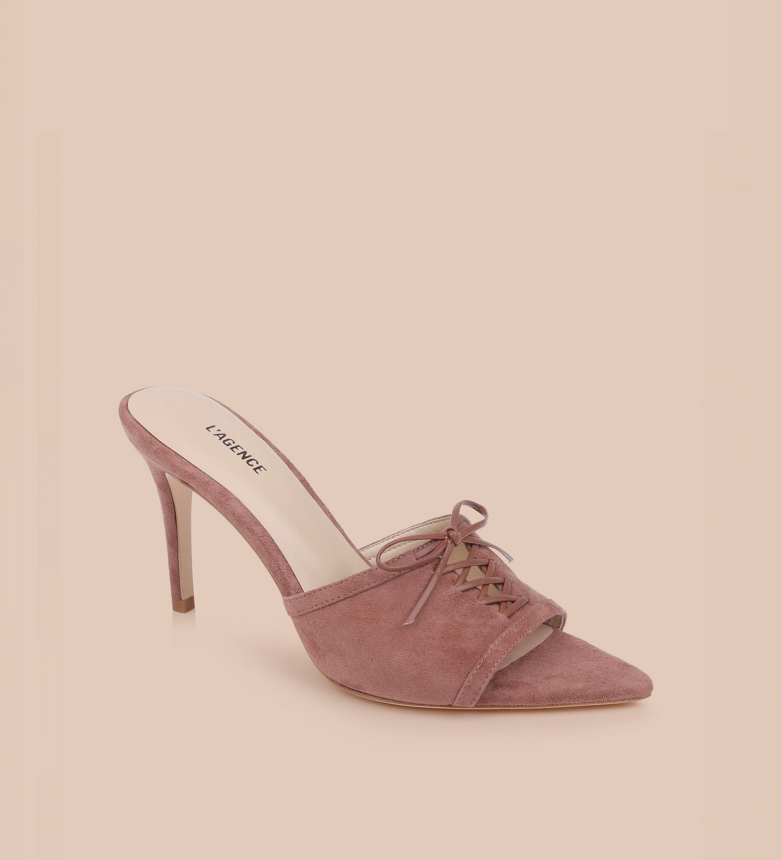 L'AGENCE - Thames Suede Sandal